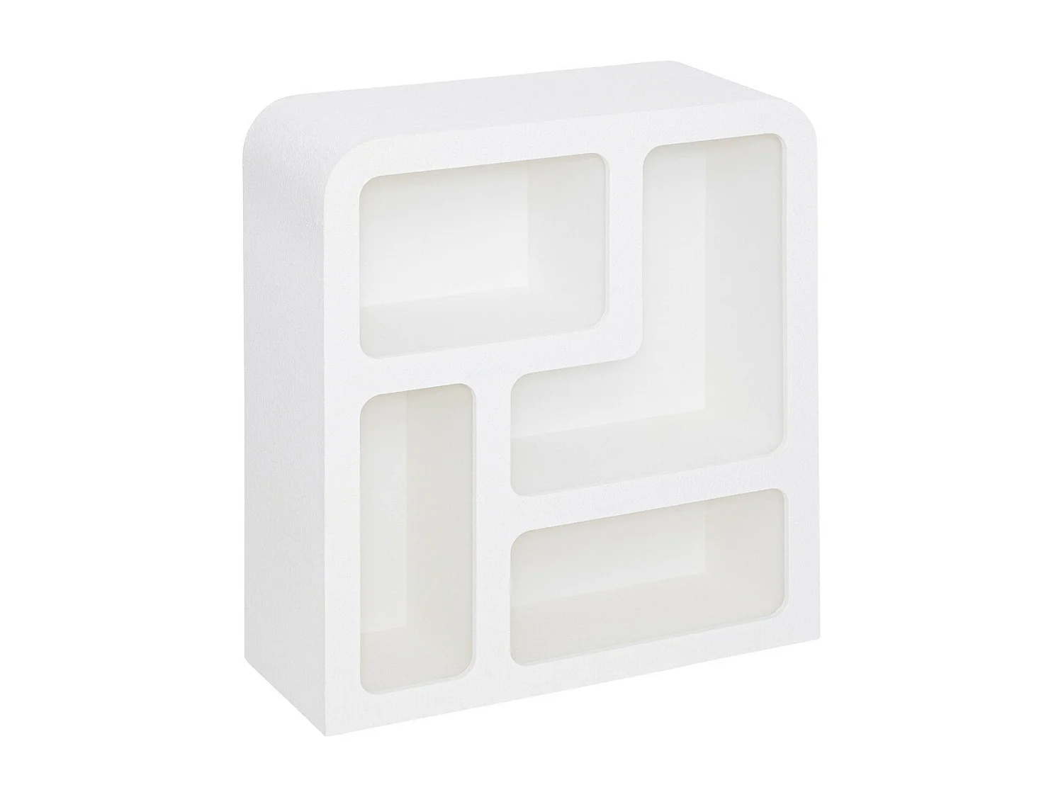 Meuble 4 niches en Bois Blanc 75 x 85 cm