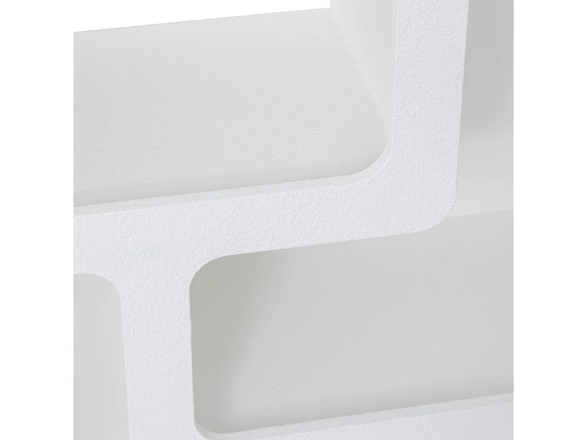 Meuble 4 niches en Bois Blanc 75 x 85 cm