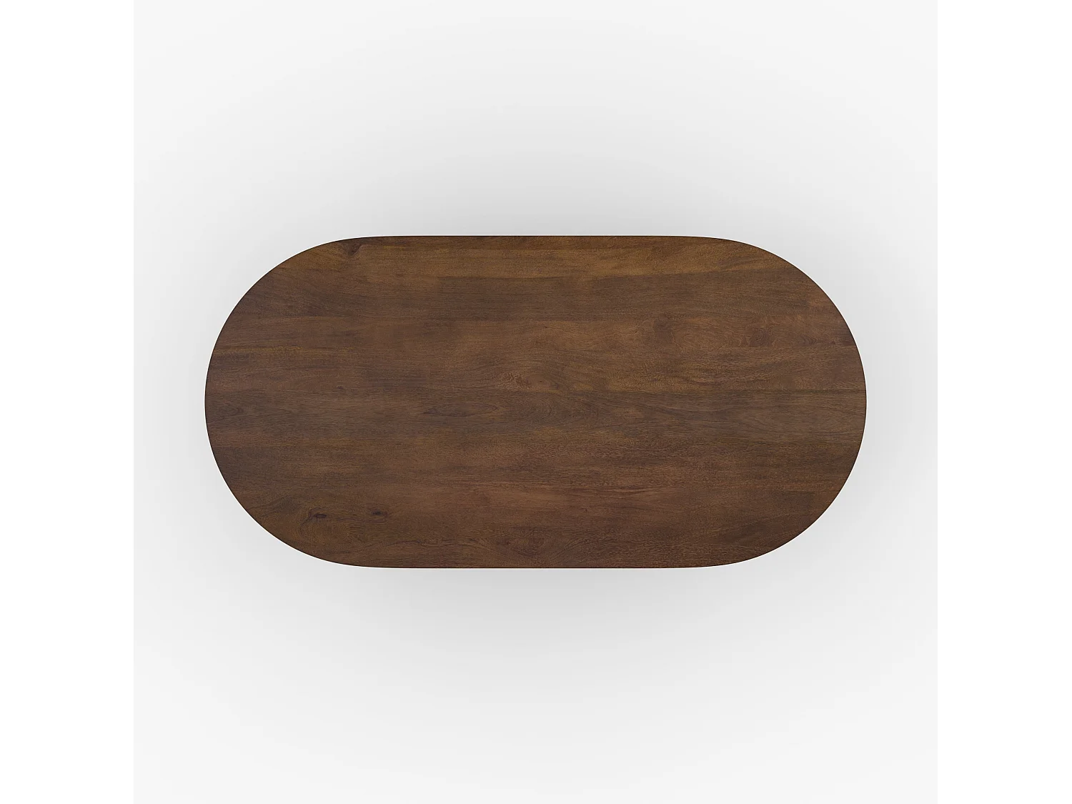 Table ovale en bois de manguier massif 6 places - Alix