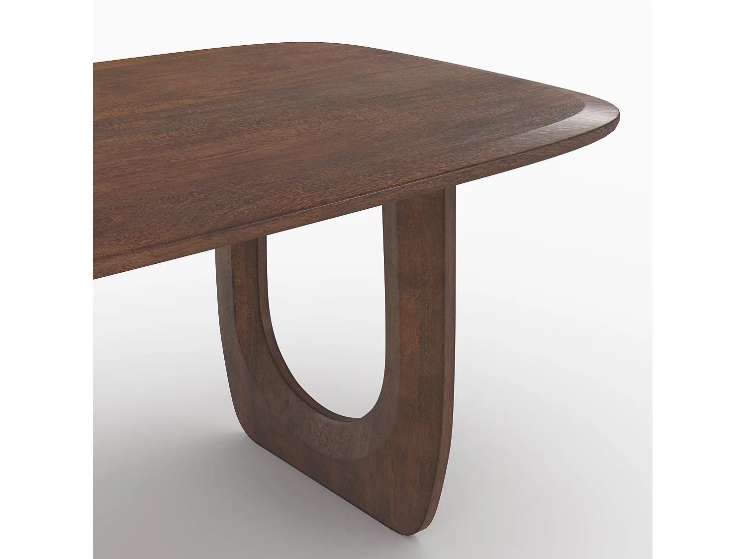 Table rectangulaire en bois de manguier massif 6 places - Maya