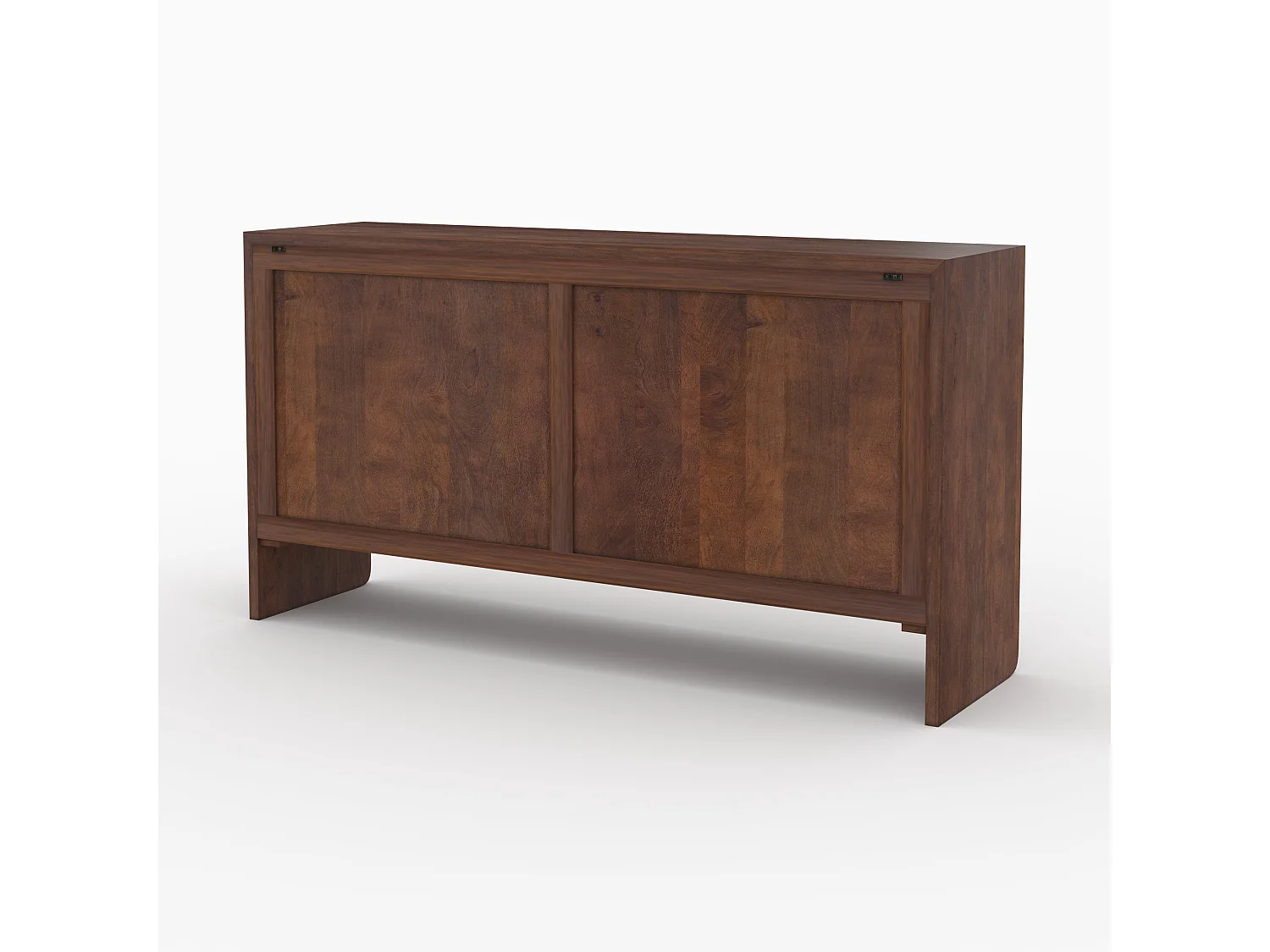 Buffet en bois de manguier avec 3 portes et 3 tiroirs - Achille