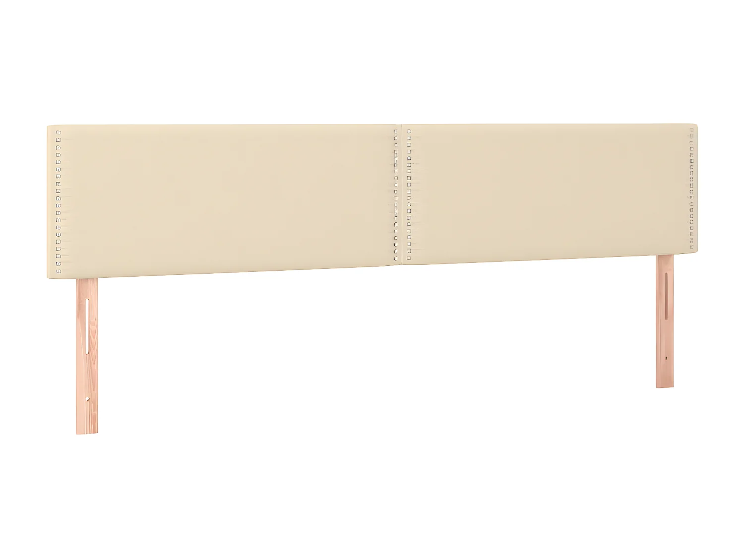 Cama boxspring com colchão 120x190 cm tecido cor creme