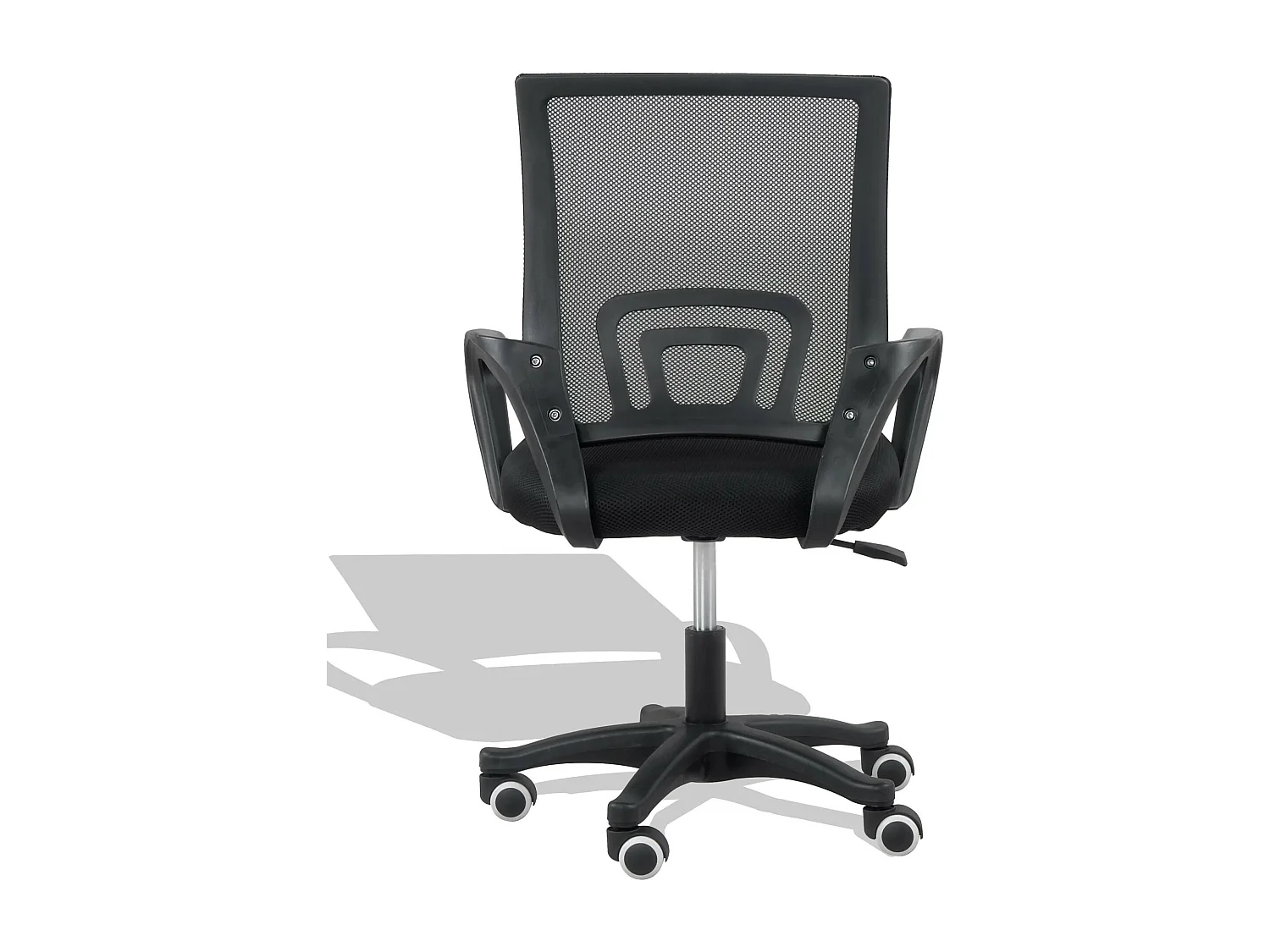 Chaise de bureau en tissu Mesh - Town - Noir