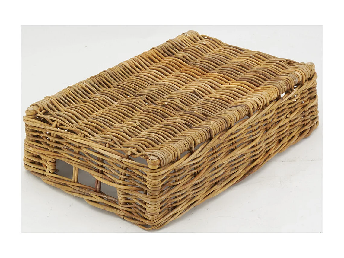 Manne en poelet marron 50 x 34 x 12 cm