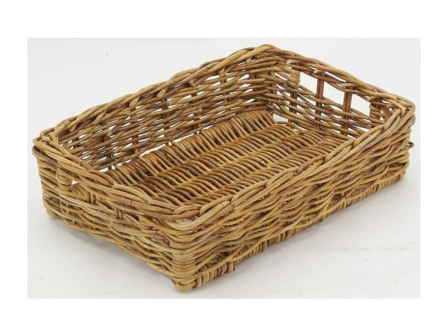 Manne en poelet marron 40 x 28 x 10 cm