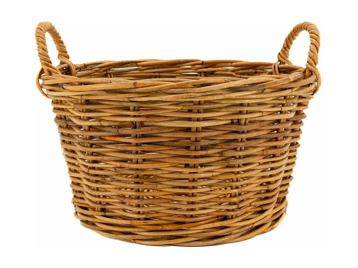 Corbeille en rotin naturel
