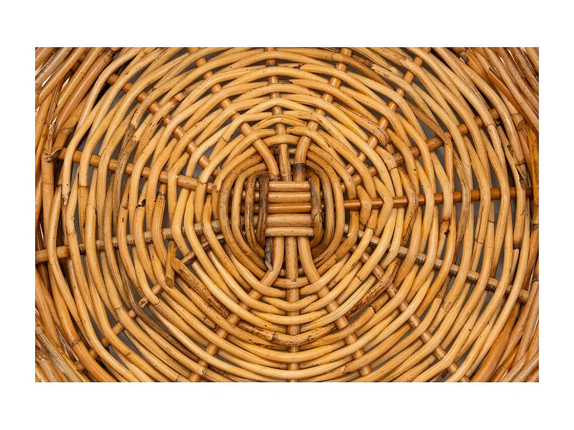 Corbeille en rotin naturel