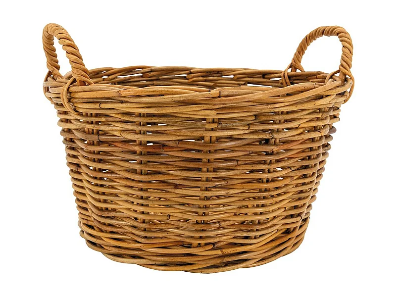 Corbeille en rotin naturel
