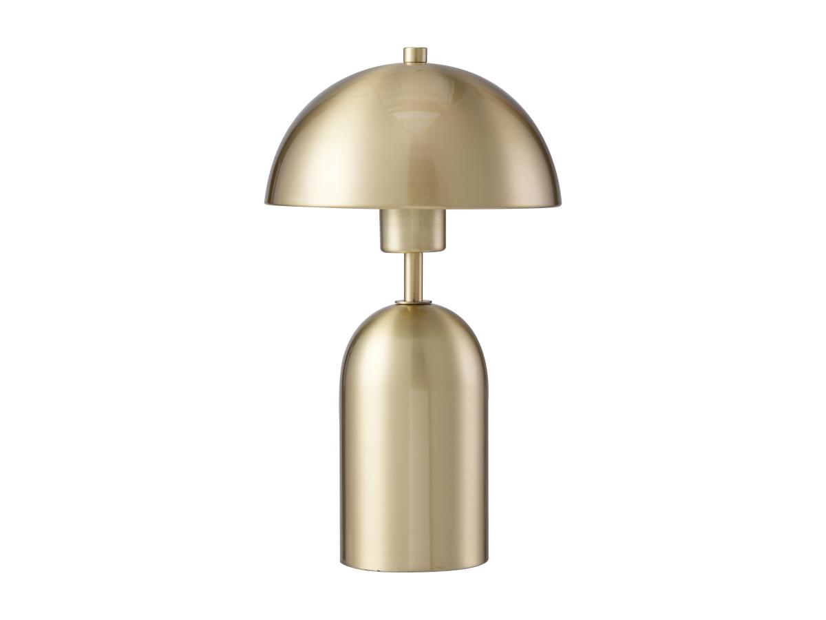 Tischlampe Pilzform – gebürstetes Messing – Ø 20 x H 35,5 cm – Gold – TANTA günstig online kaufen
