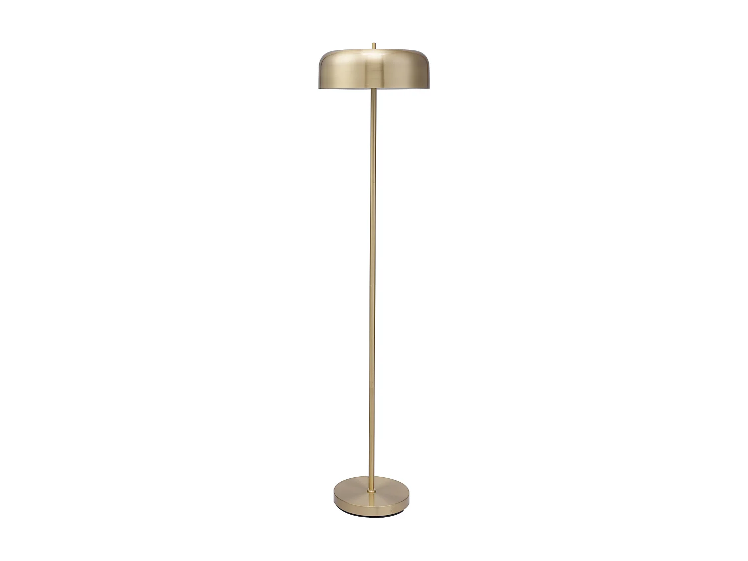 Lampadaire champignon en laiton brossé doré D.35 x H.150 cm - CATAVI
