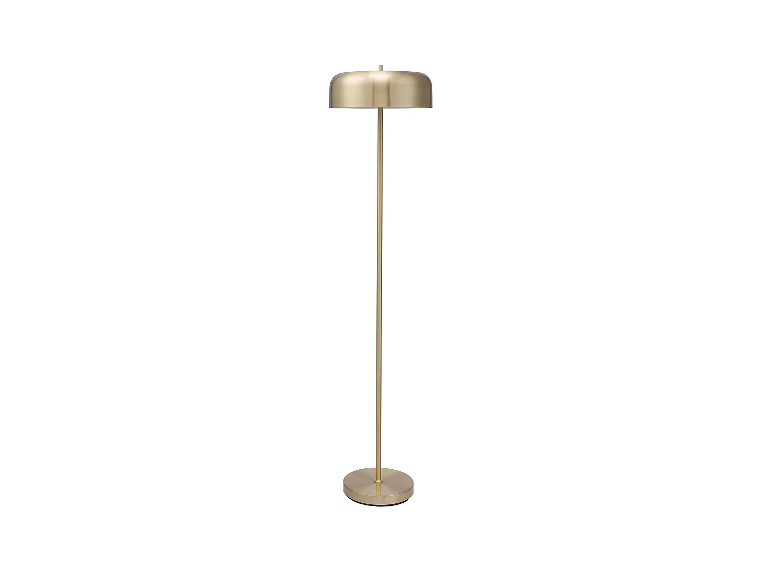Lámpara de pie forma de seta en latón cepillado dorado D.35 x H.150 cm - CATAVI