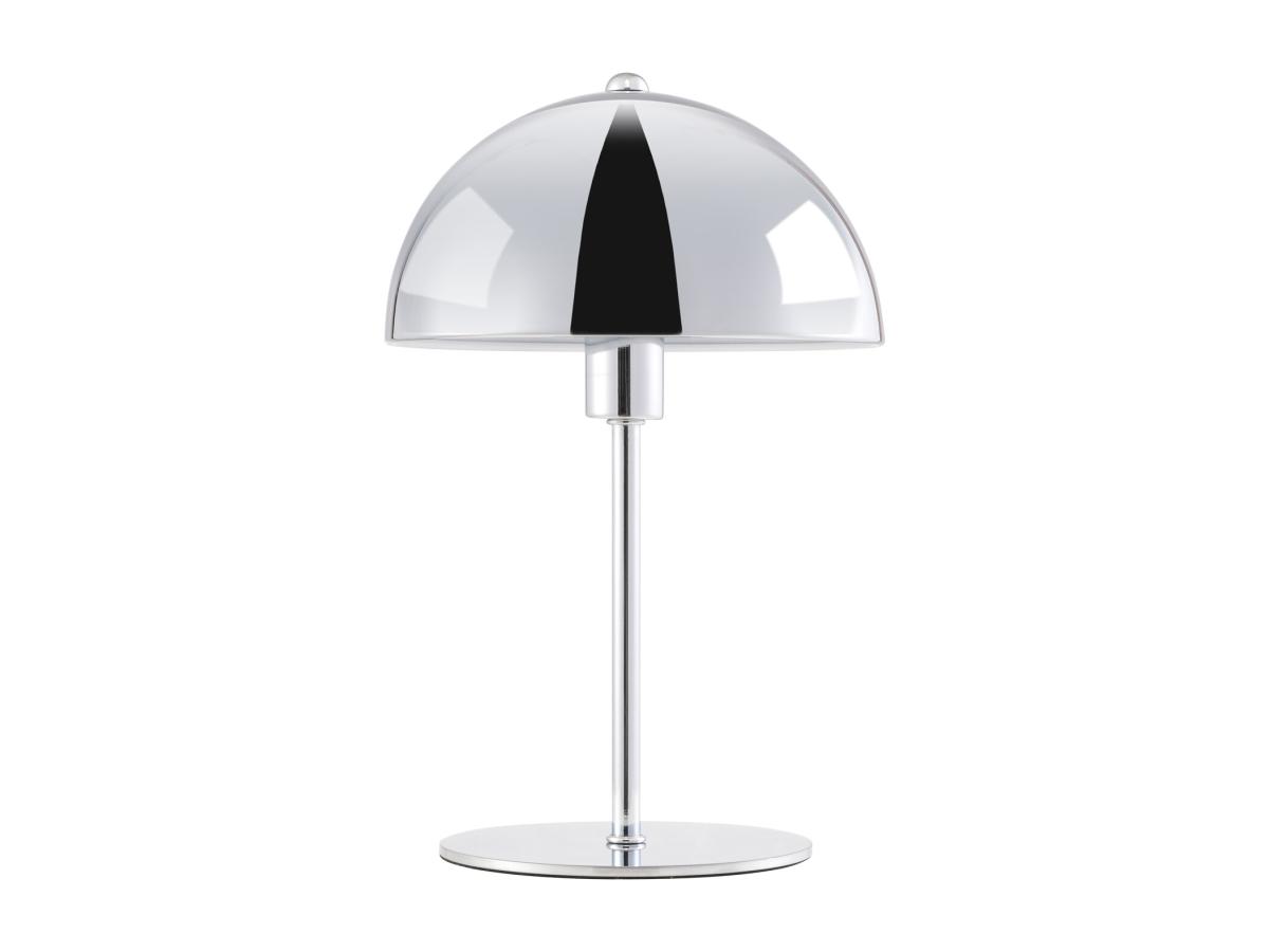 Tischlampe Pilzform – Metall – Ø 20 x H 30 cm – Chrom – ONTARIO günstig online kaufen