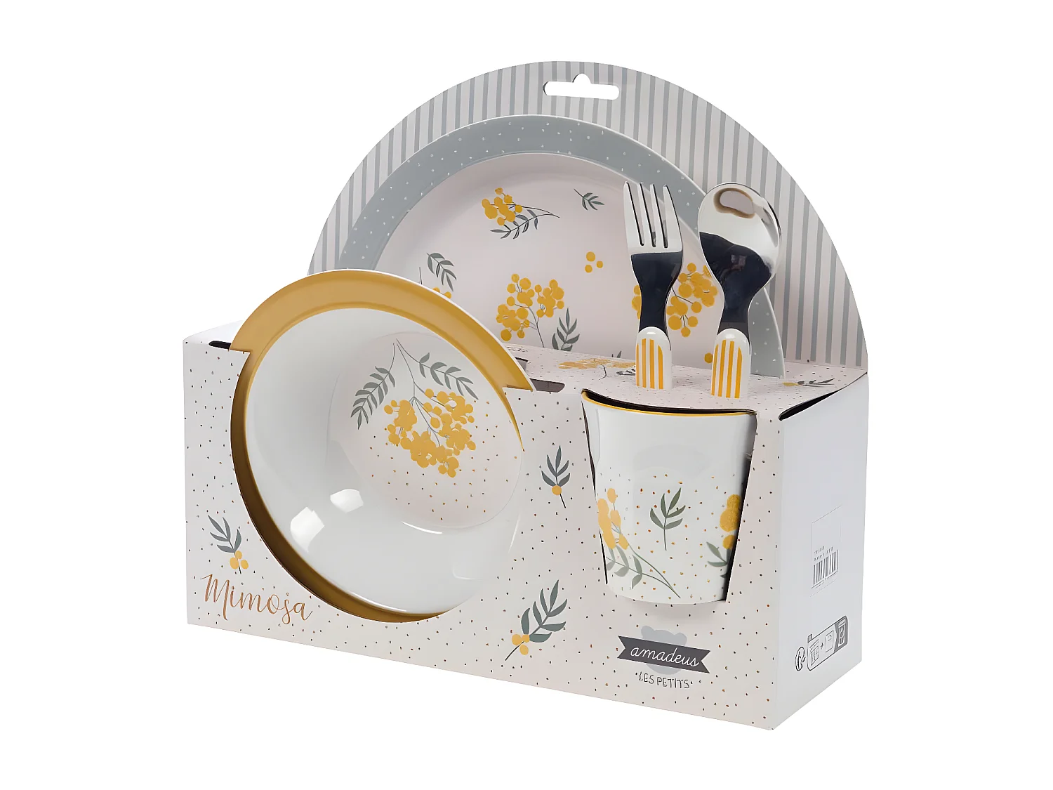 Coffret déjeuner 5 pièces Mimosa