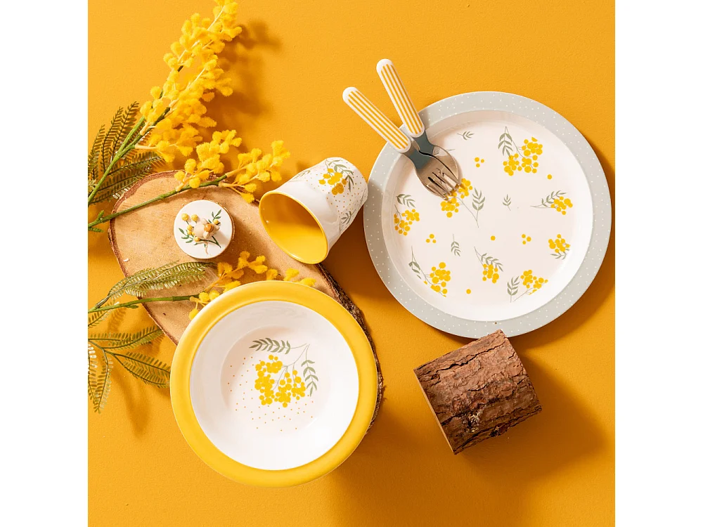 Coffret déjeuner 5 pièces Mimosa