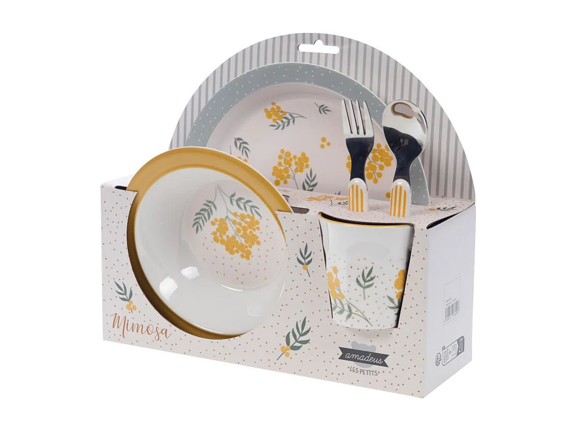Coffret déjeuner 5 pièces Mimosa