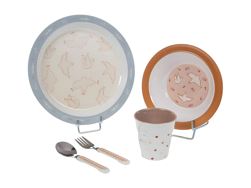 Coffret déjeuner 5 pièces Birdy