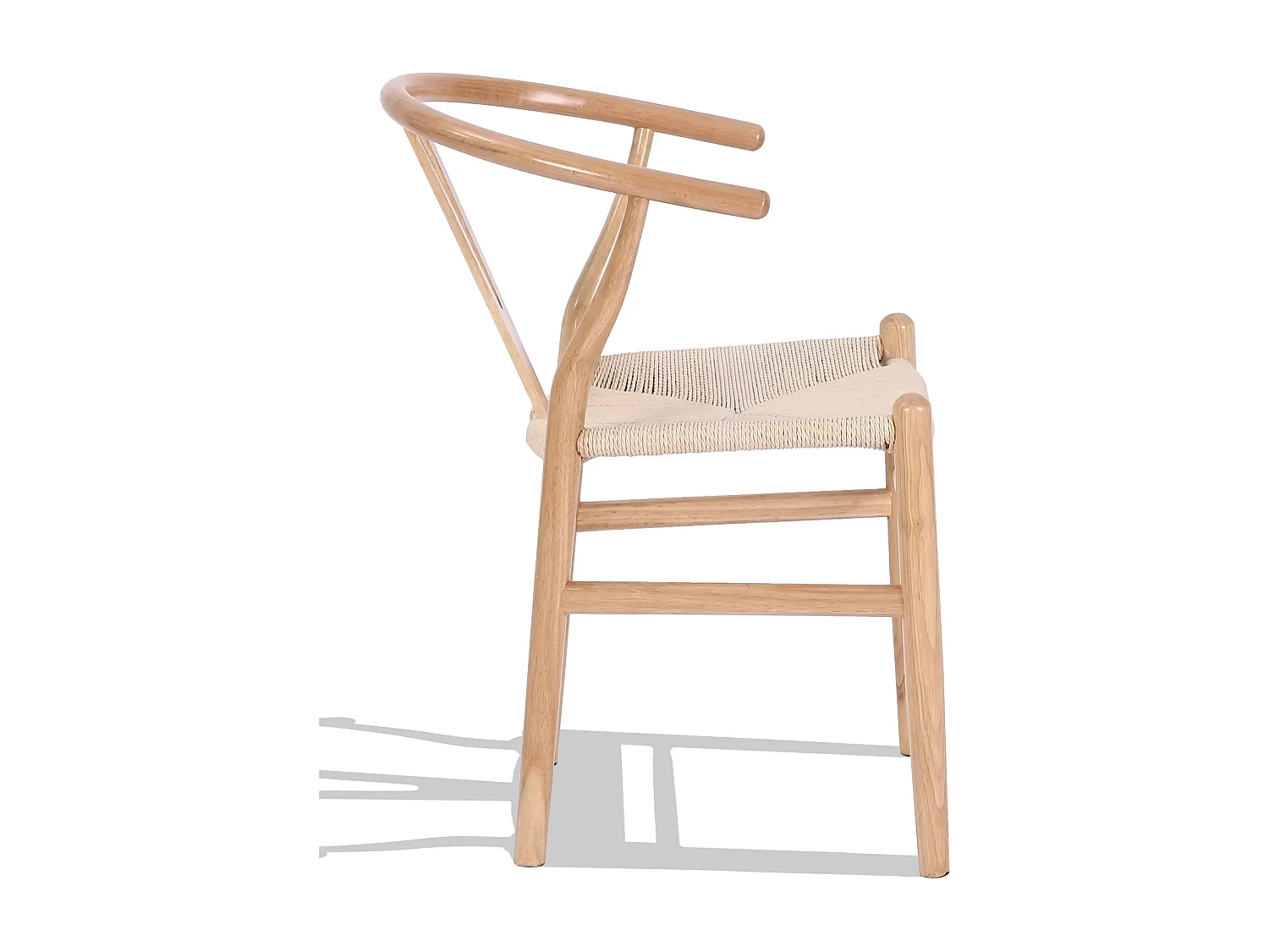 Chaise nordique en bois de hêtre poli - Wish - Hêtre naturel