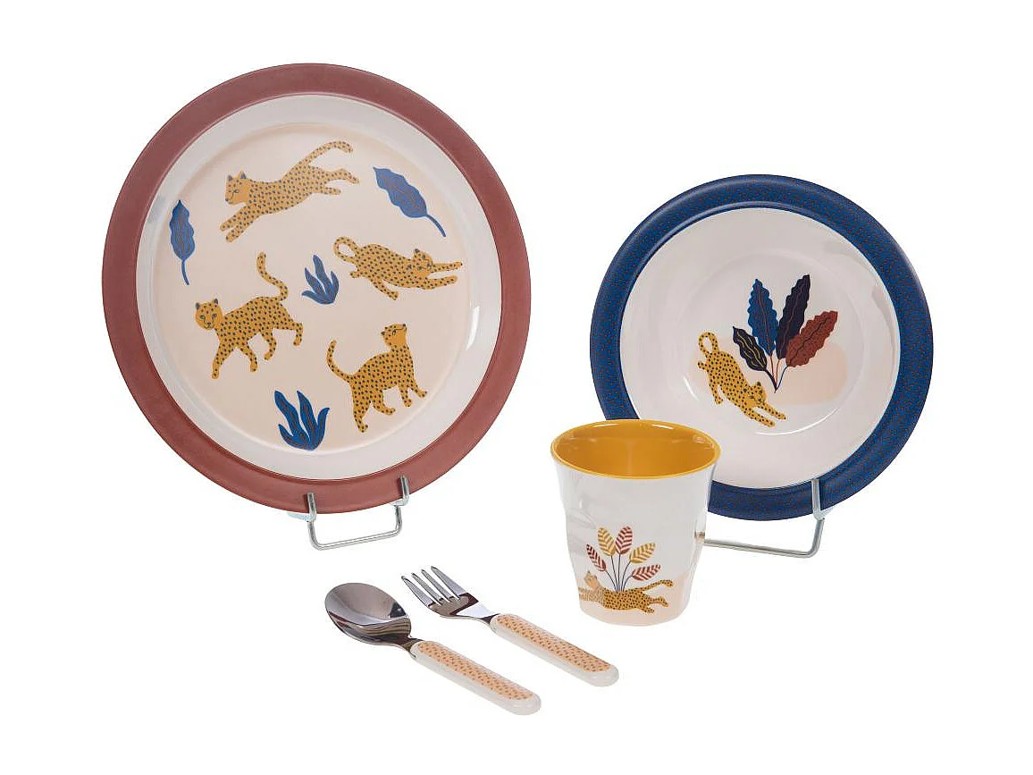 Coffret déjeuner 5 pièces Liam dans la Savane