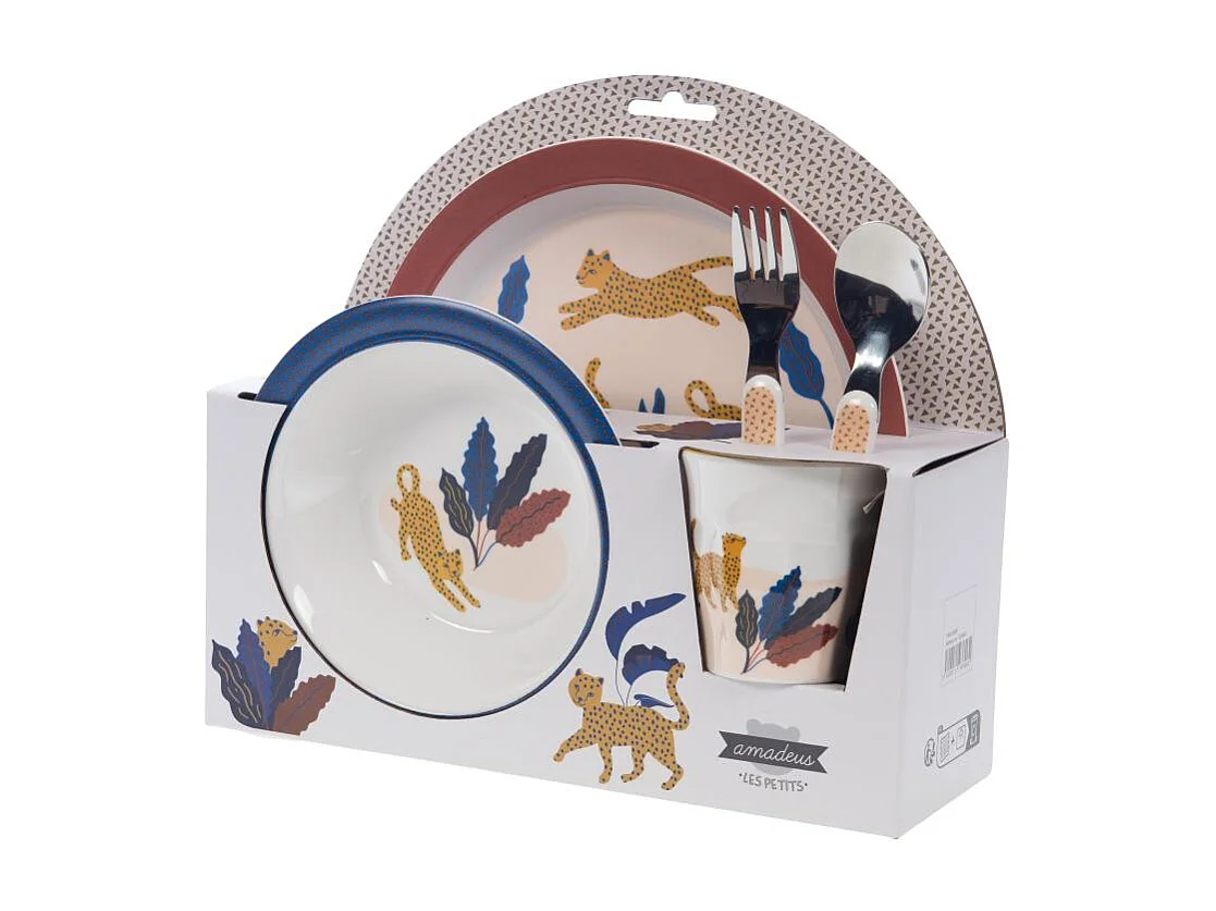 Coffret déjeuner 5 pièces Liam dans la Savane