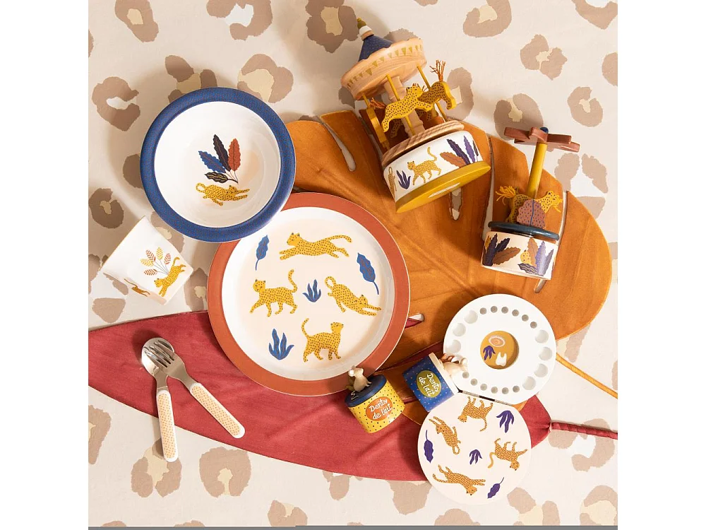 Coffret déjeuner 5 pièces Liam dans la Savane