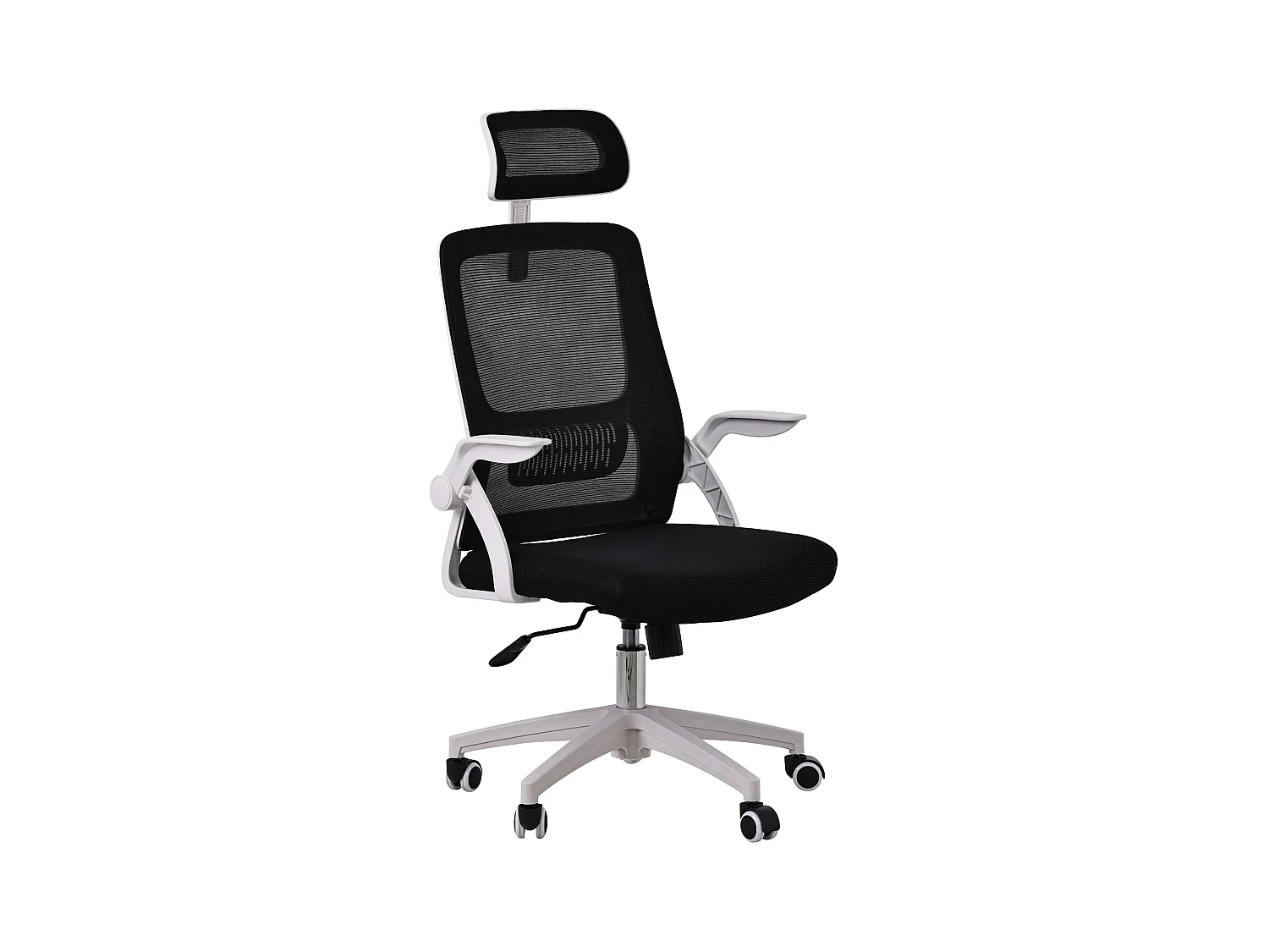 Siège de bureau avec appui-tête - Lago - Noir