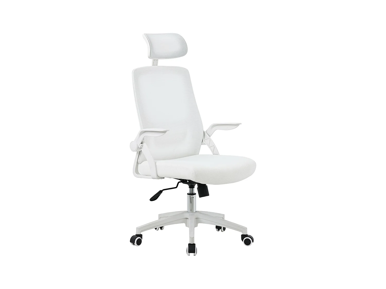 Silla de Oficina con reposacabezas - Lago - Blanco