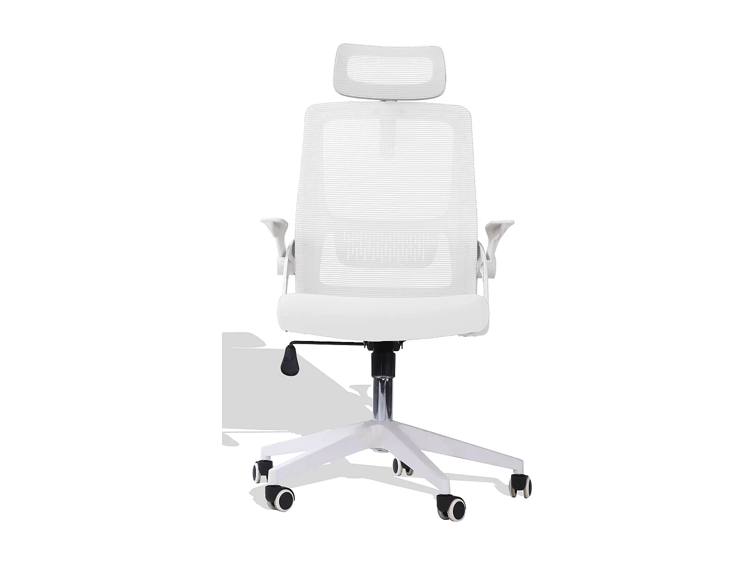 Siège de bureau avec appui-tête - Lago - Blanc