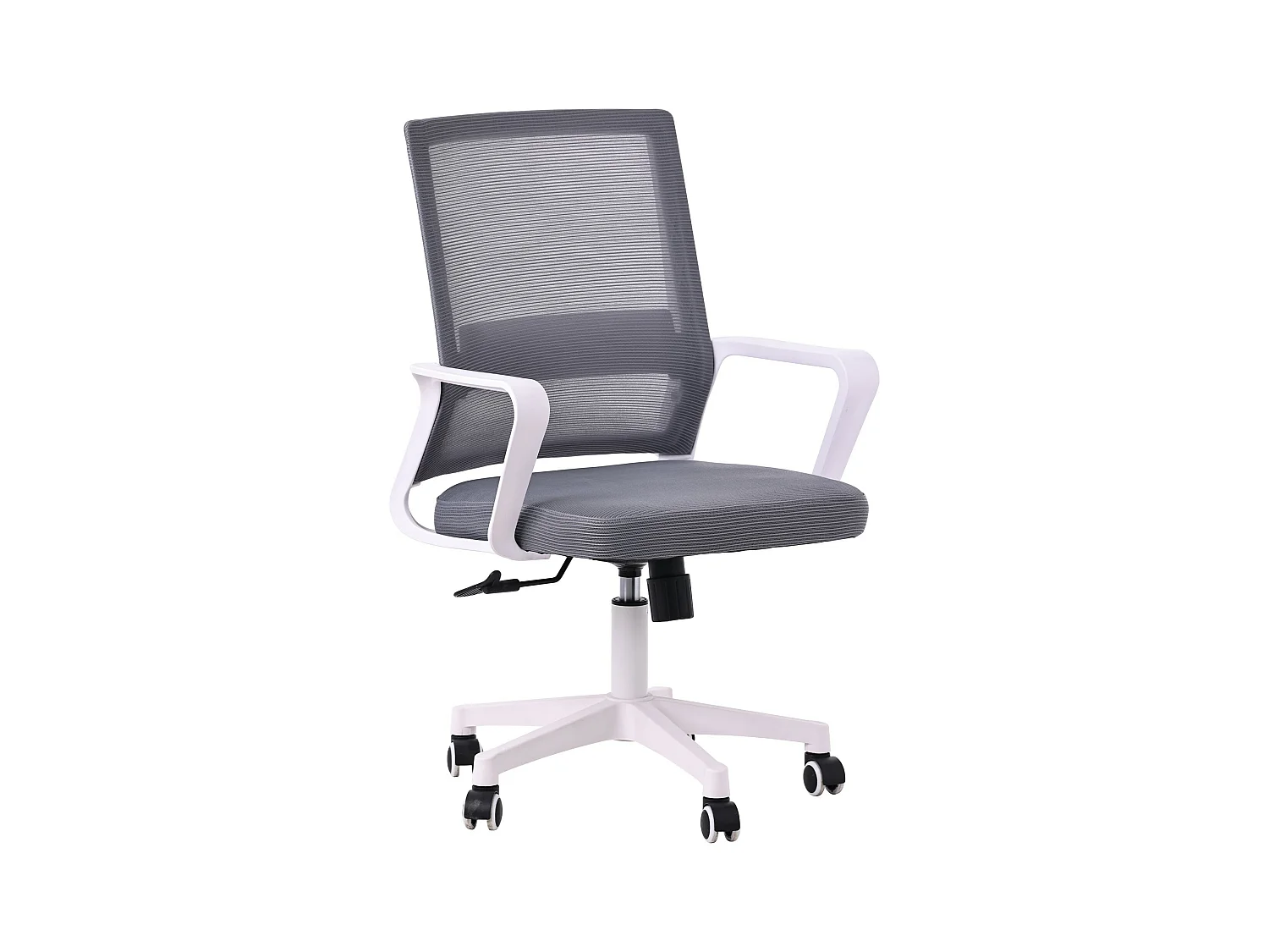 Chaise de bureau en tissu Mesh - Mars - Gris clair