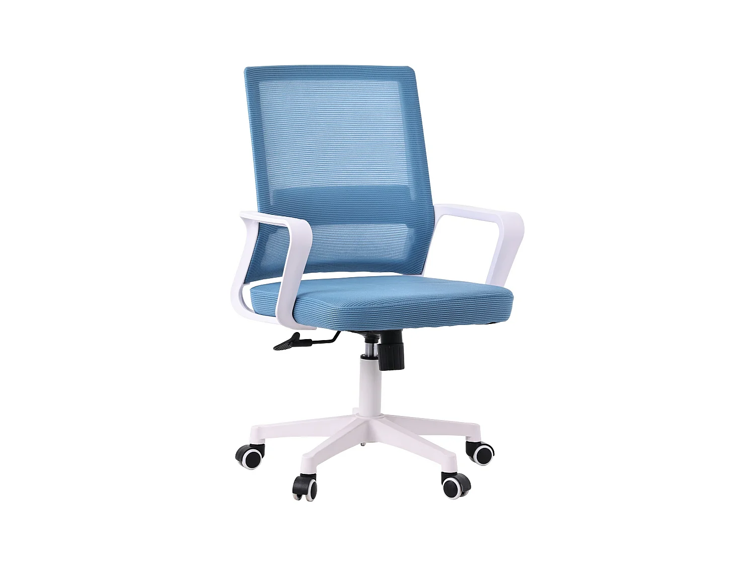 Chaise de bureau en tissu Mesh - Mars - Bleu
