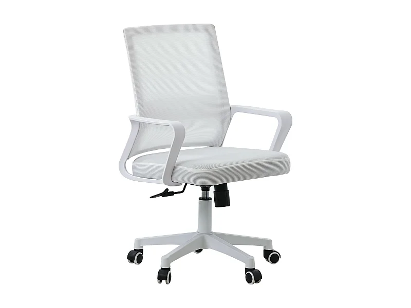 Chaise de bureau en tissu Mesh - Mars - Blanc