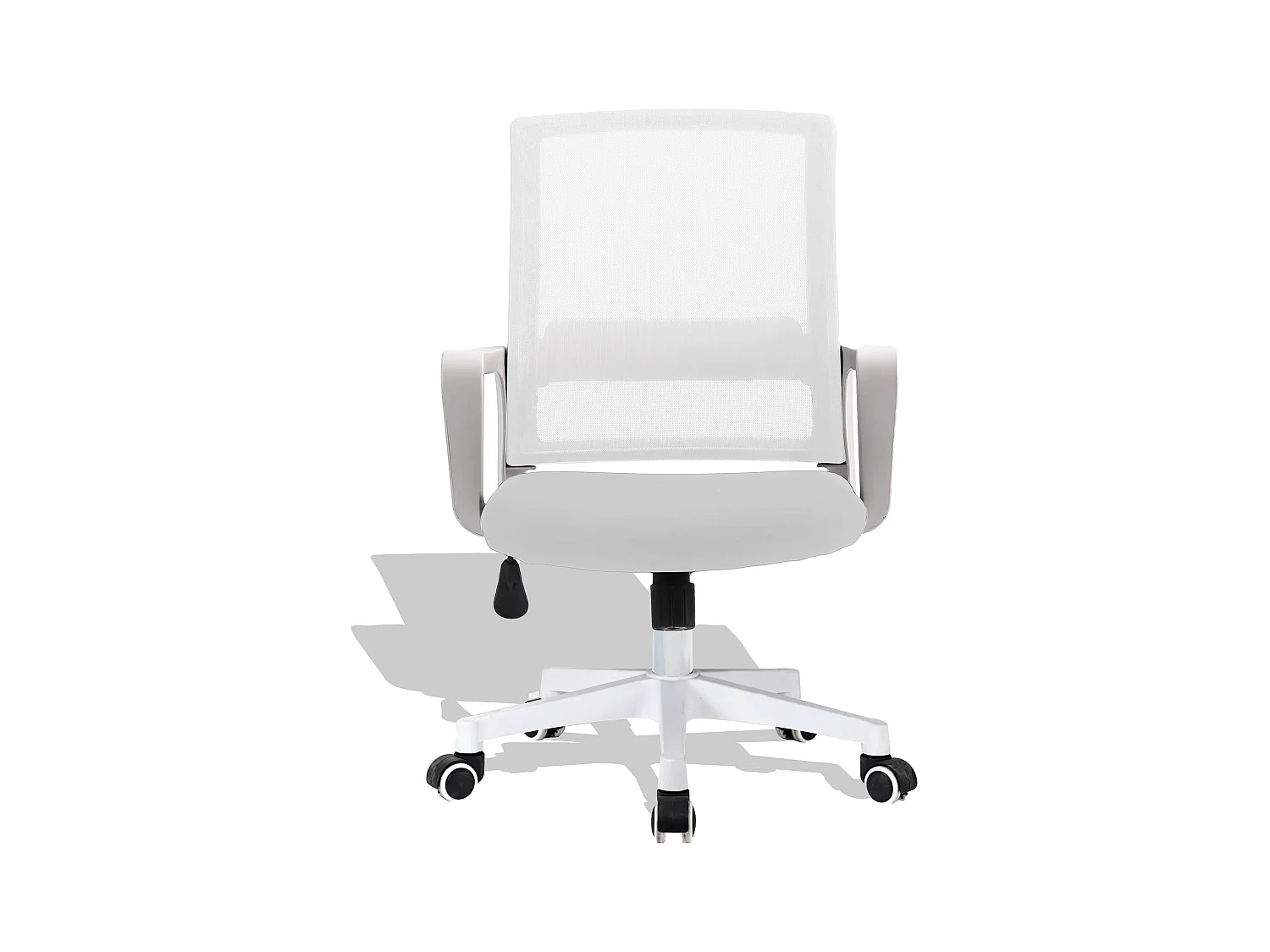 Chaise de bureau en tissu Mesh - Mars - Blanc