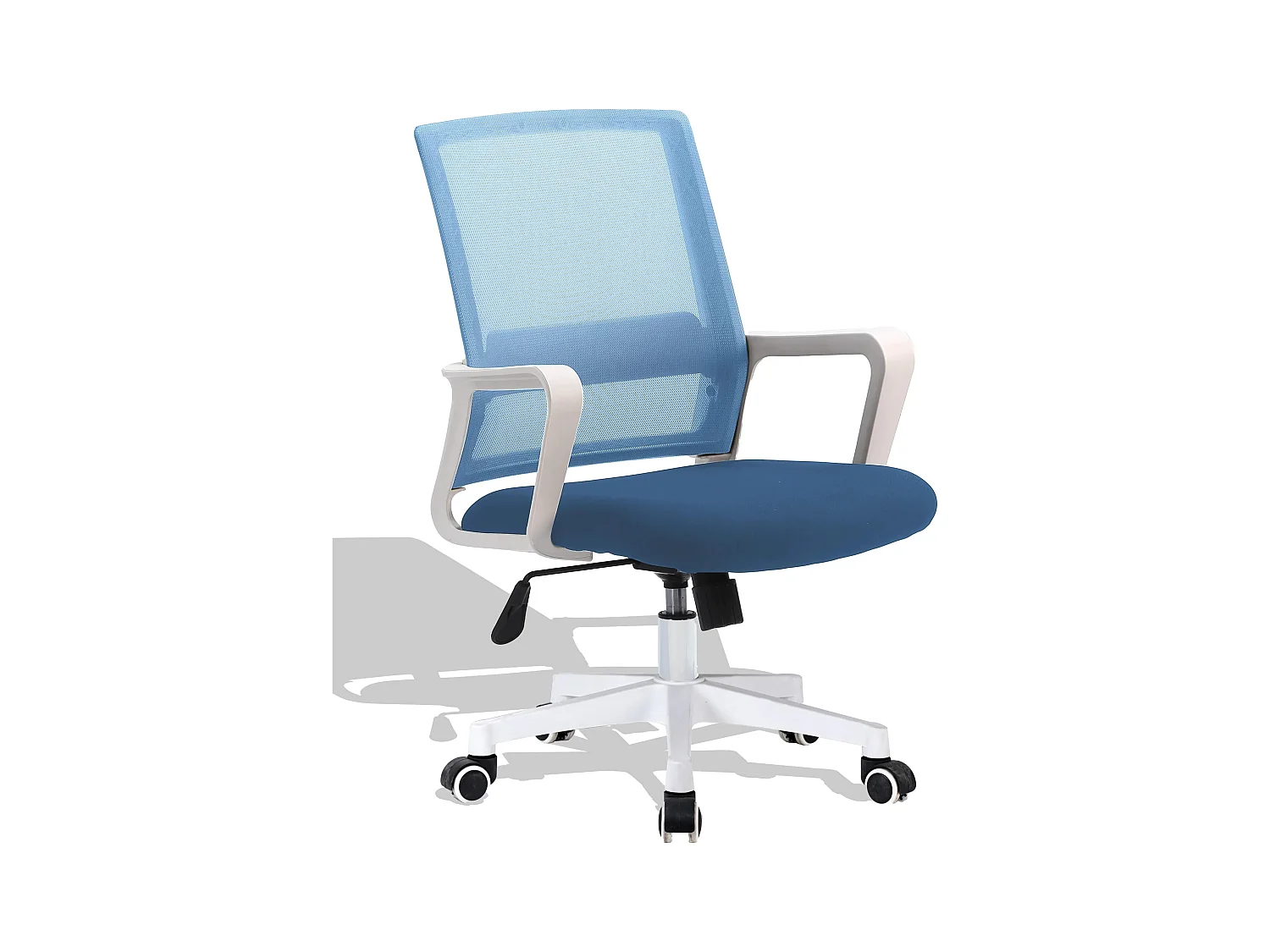 Chaise de bureau en tissu Mesh - Mars - Blanc