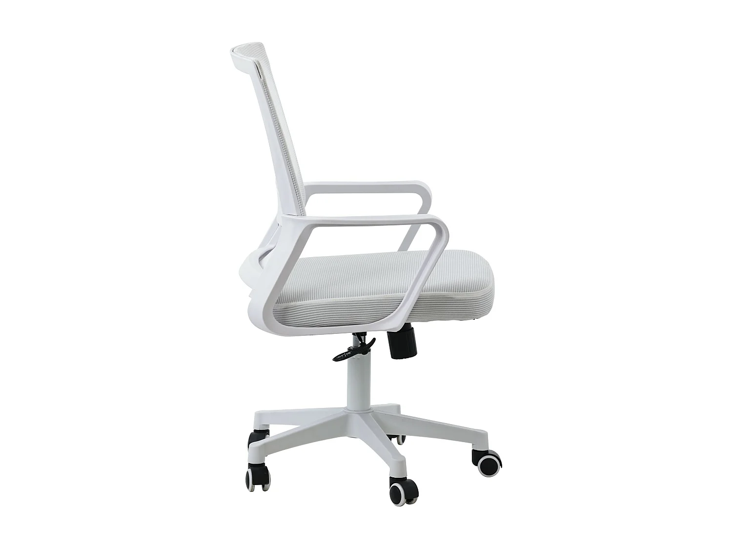 Chaise de bureau en tissu Mesh - Mars - Blanc
