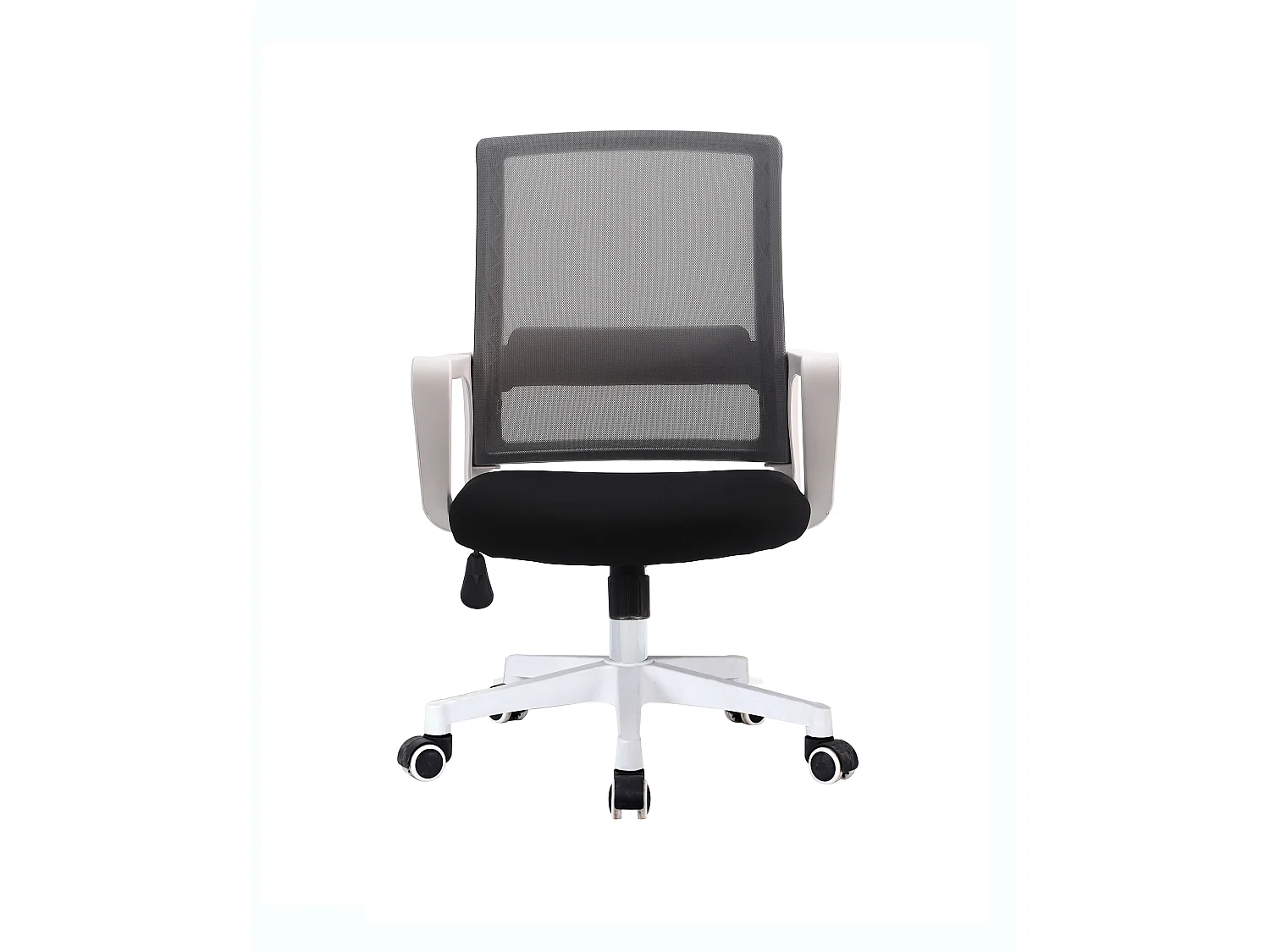 Chaise de bureau en tissu Mesh - Mars - Noir