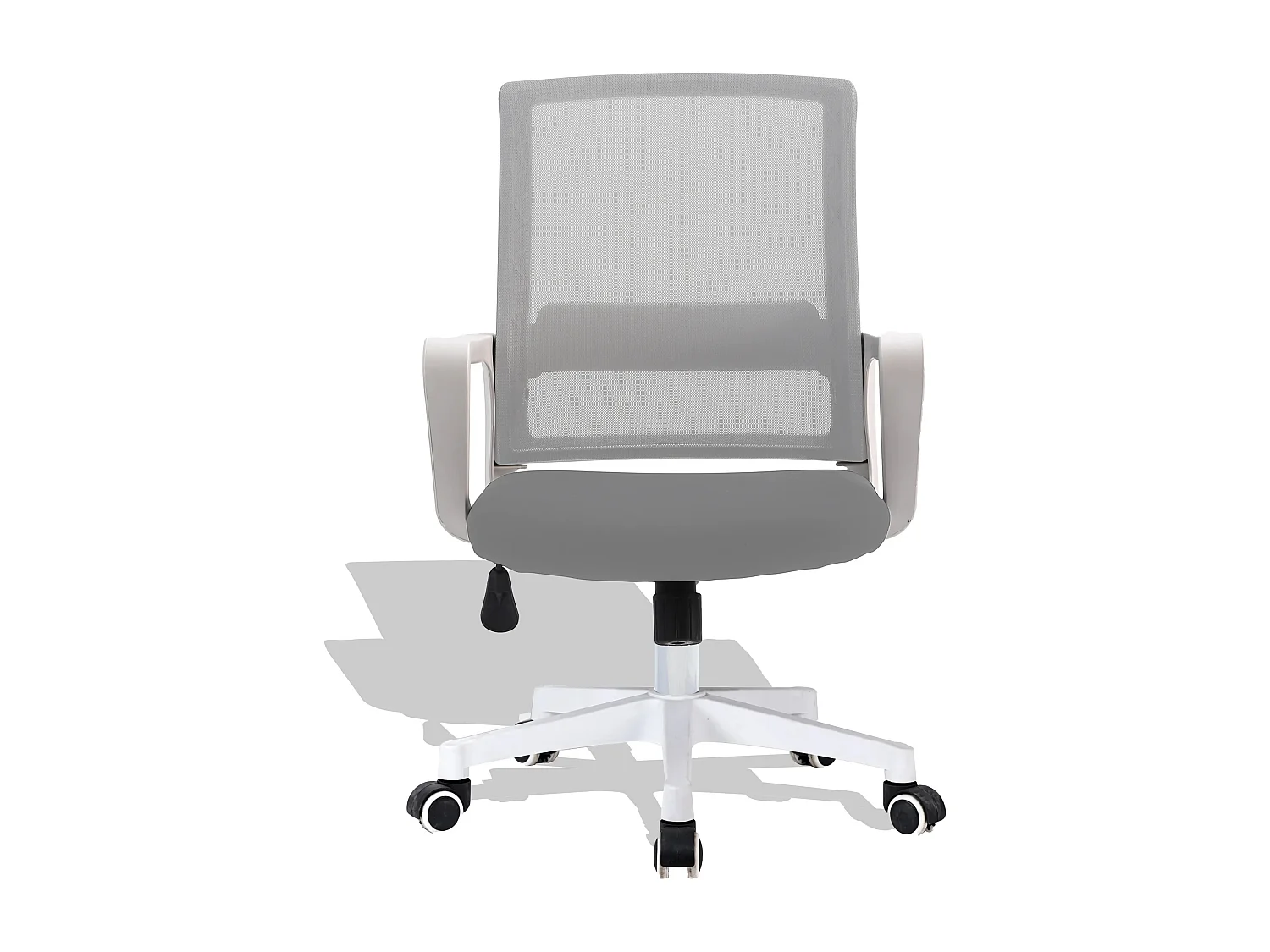 Chaise de bureau en tissu Mesh - Mars - Noir