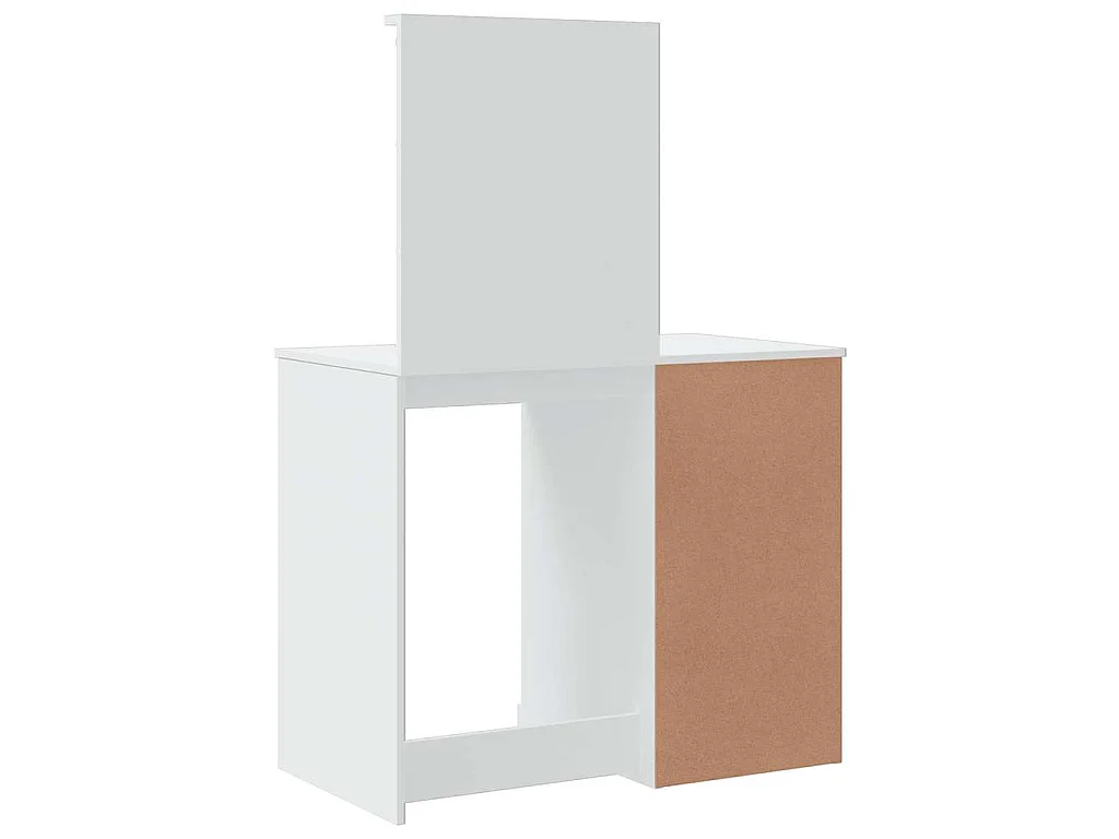 Toeletta con Luci LED Bianca 90x42x132,5 cm