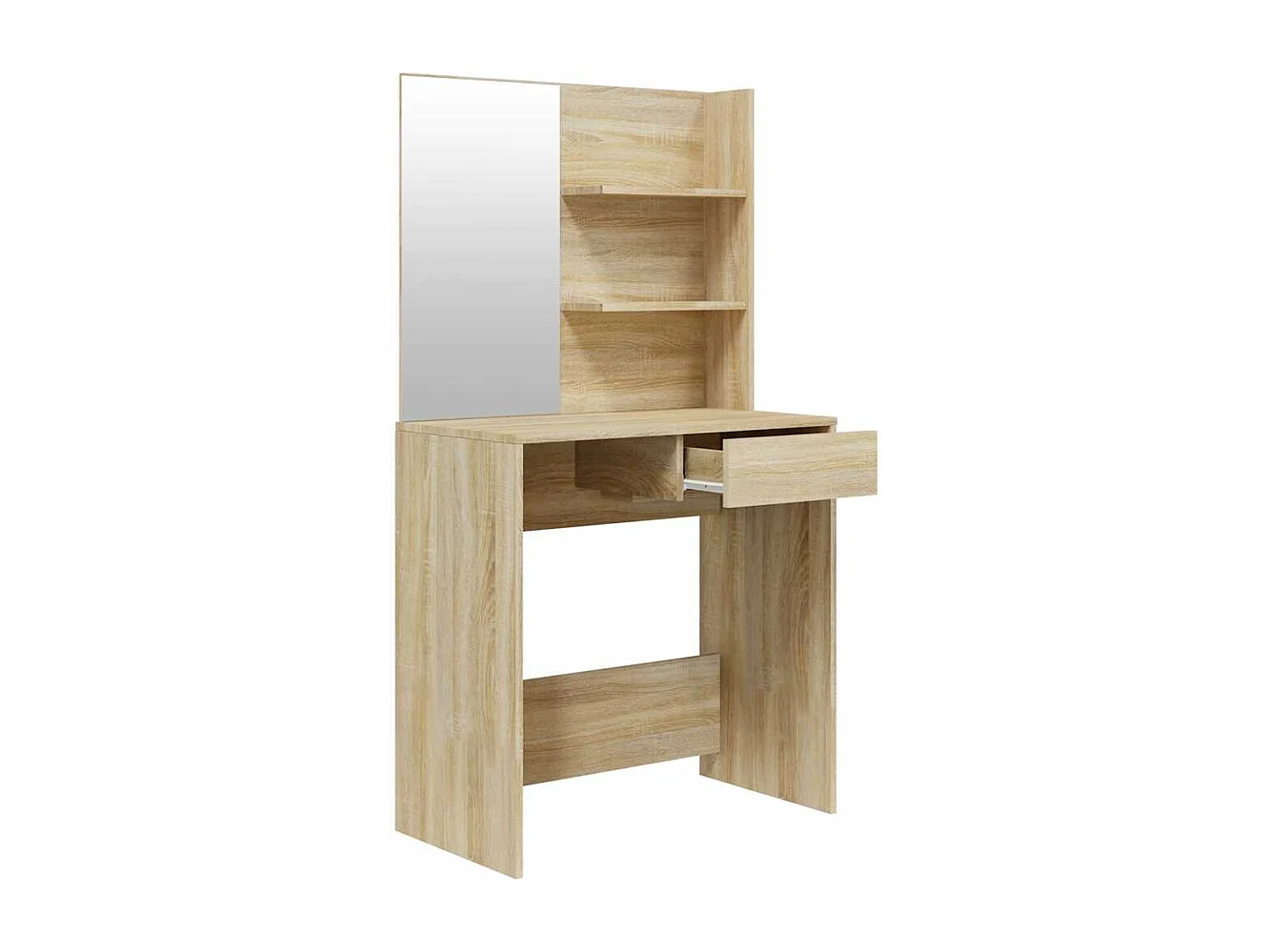 Kaptafelset 74,5x40x141 cm sonoma eikenkleurig