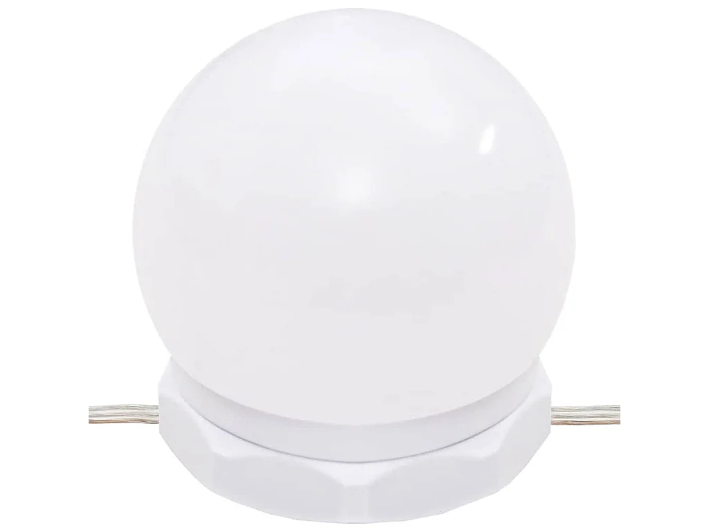 Tocador con luces LED blanco 96x40x142 cm