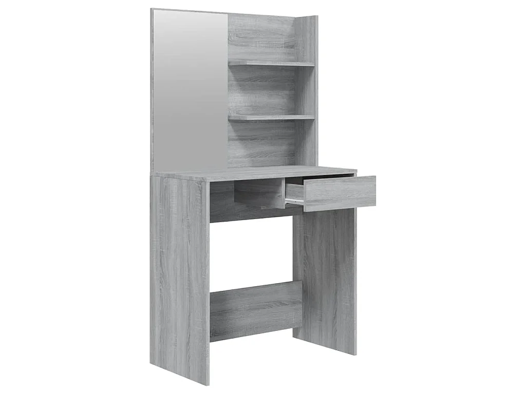 Kaptafelset 74,5x40x141 cm grijs sonoma