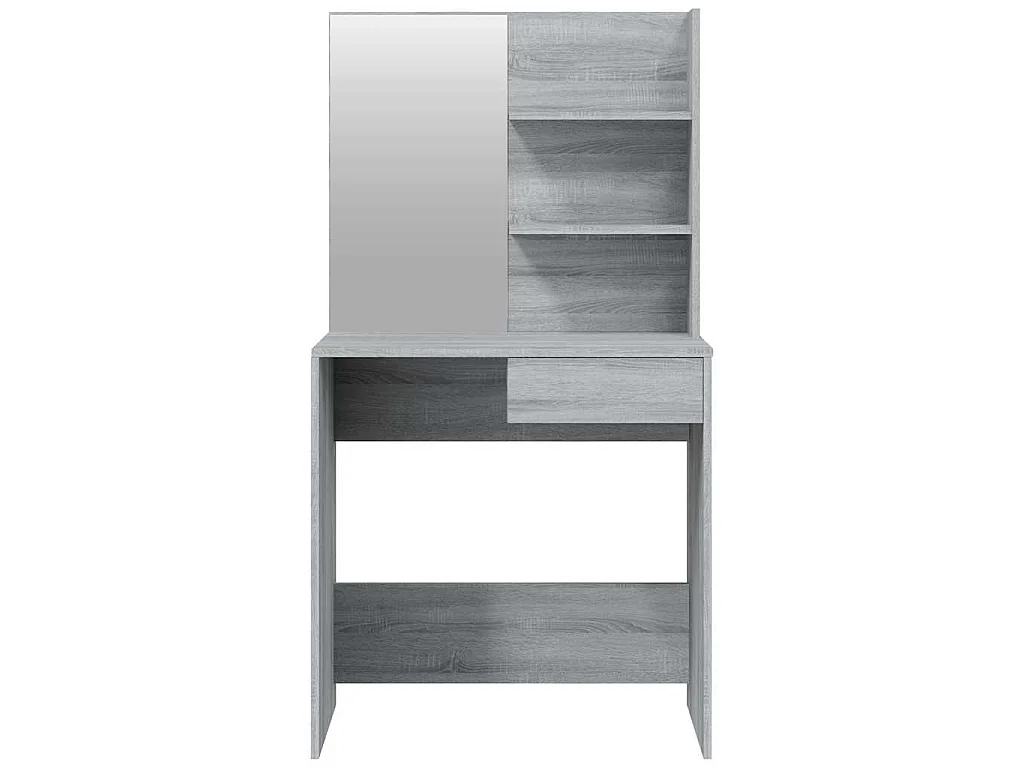 Juego de tocador color gris Sonoma 74,5x40x141 cm