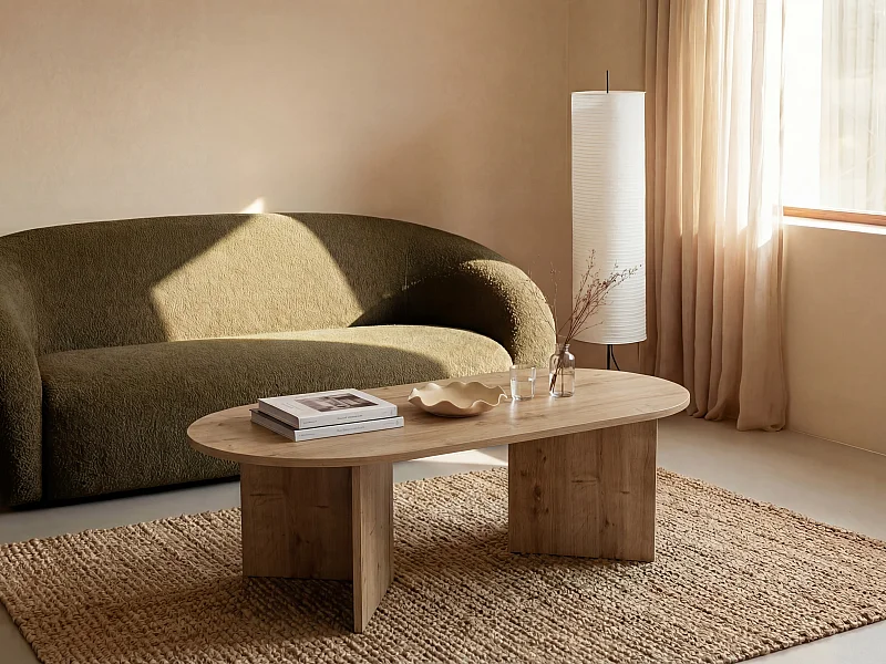 Table basse - Naturel clair - TOPANIA