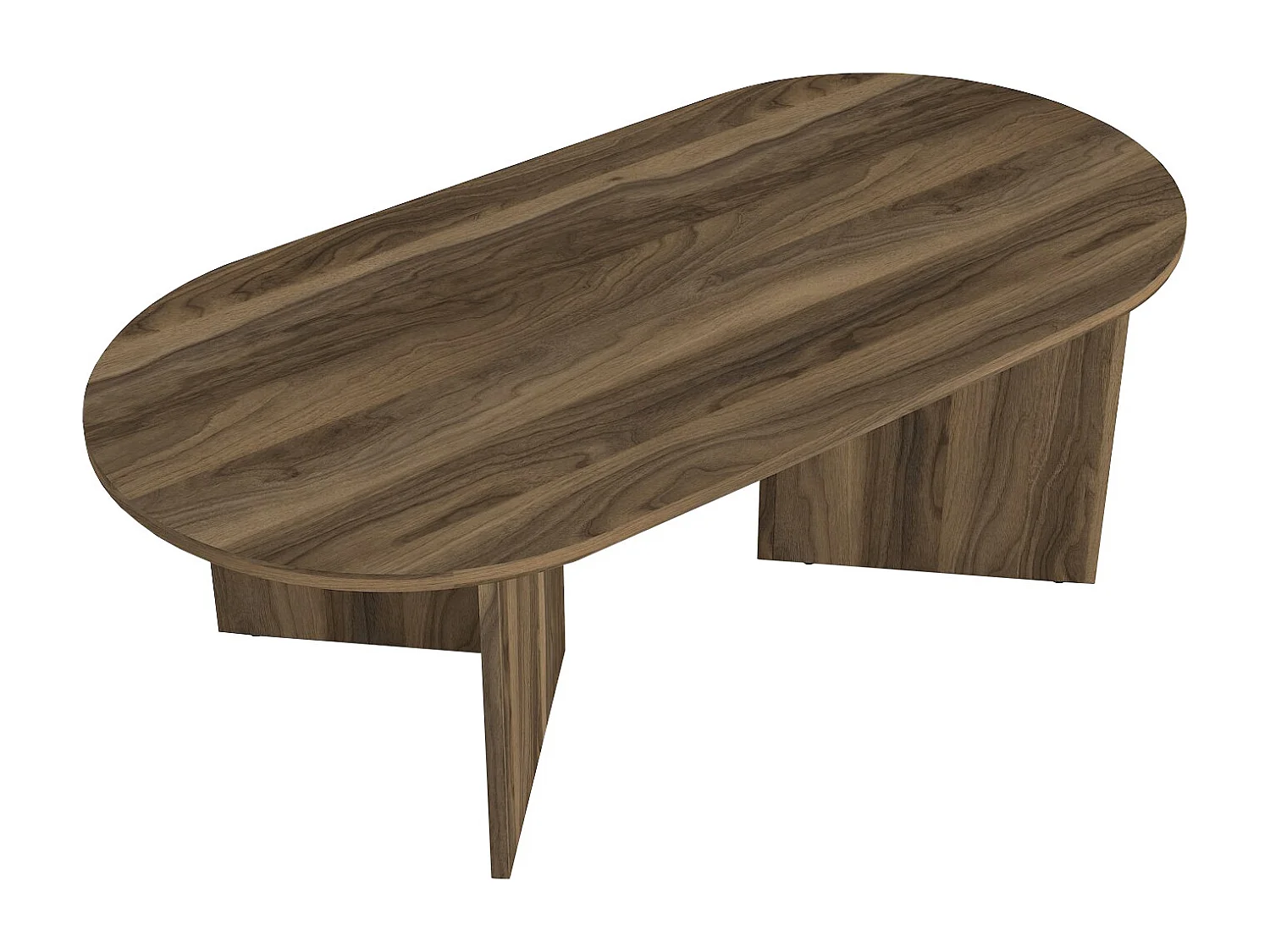 Table basse - Naturel foncé - TOPANIA