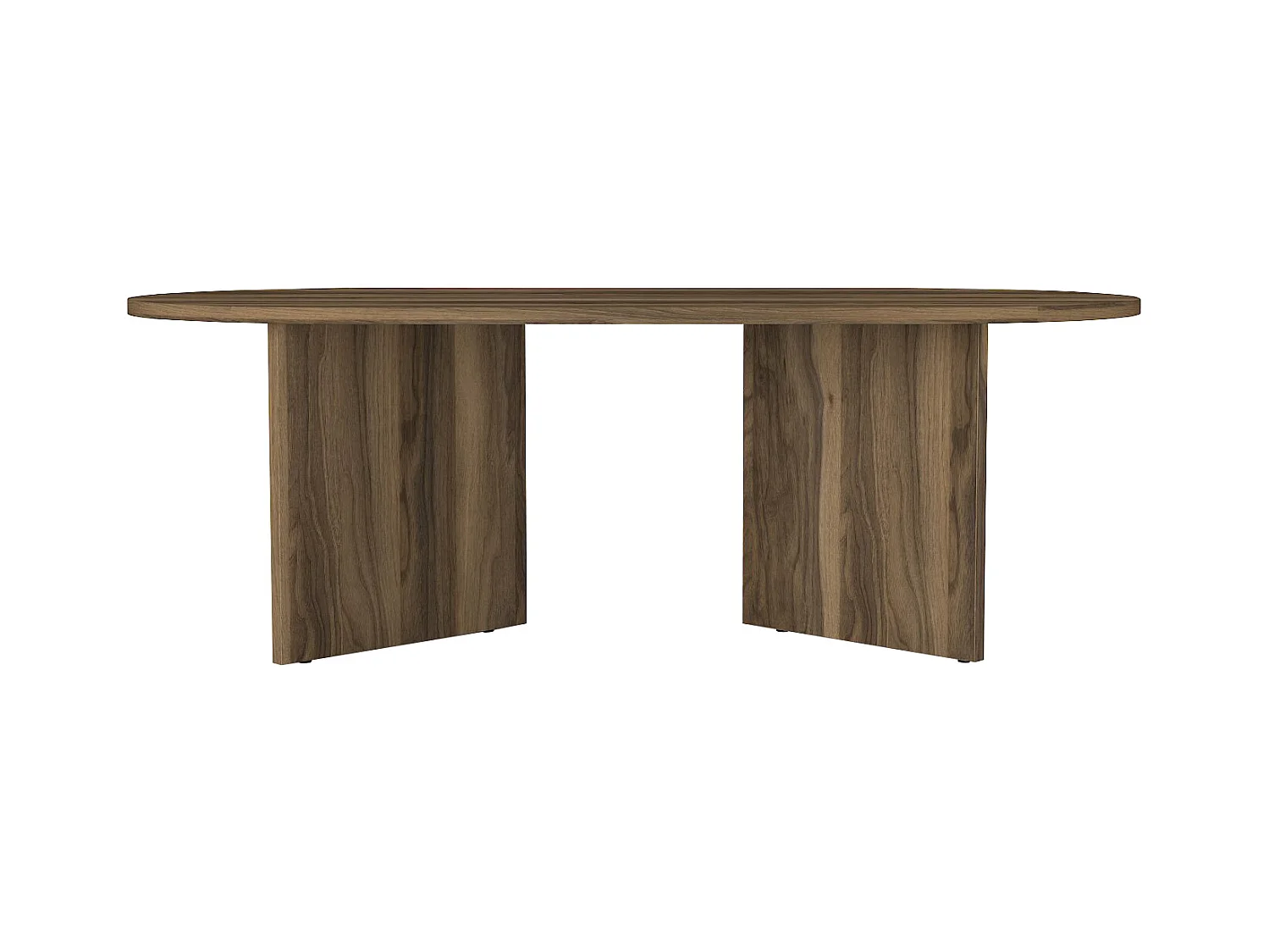 Table basse - Naturel foncé - TOPANIA