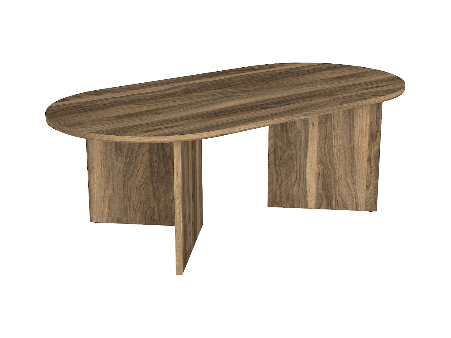 Couchtisch - Holzfarben dunkel - TOPANIA