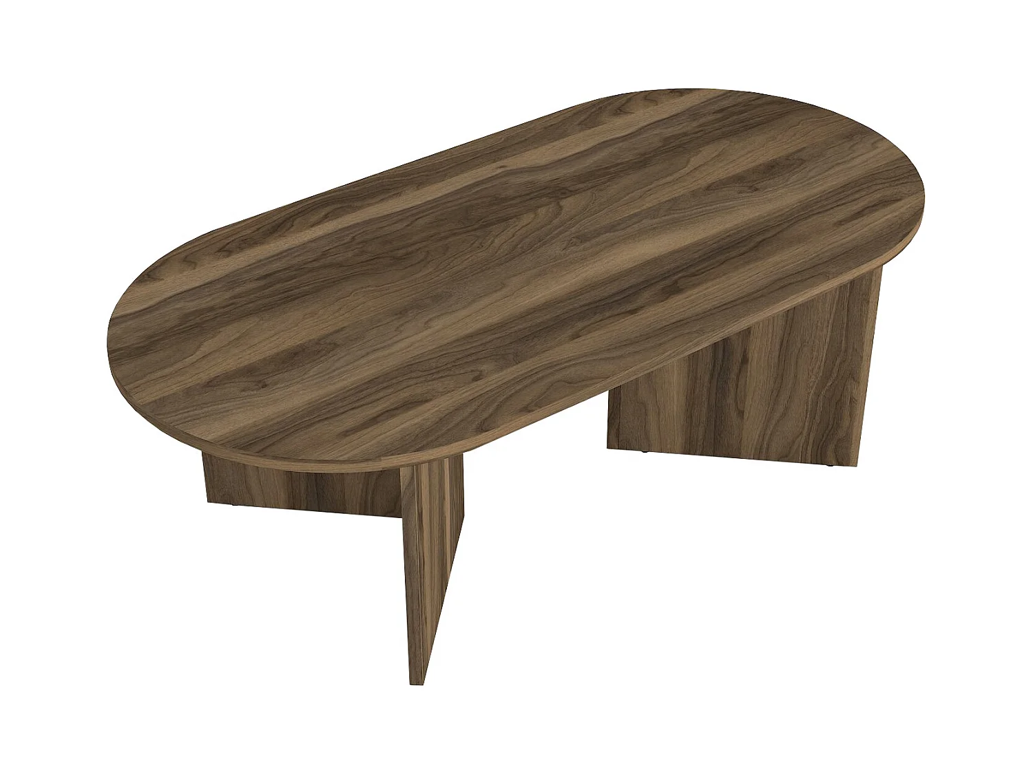 Couchtisch - Holzfarben dunkel - TOPANIA