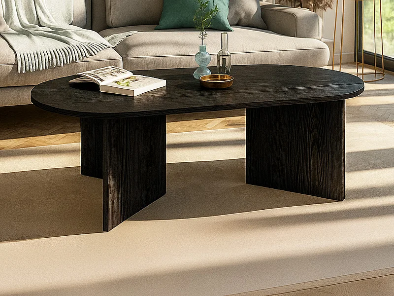 Table basse - Noir - TOPANIA