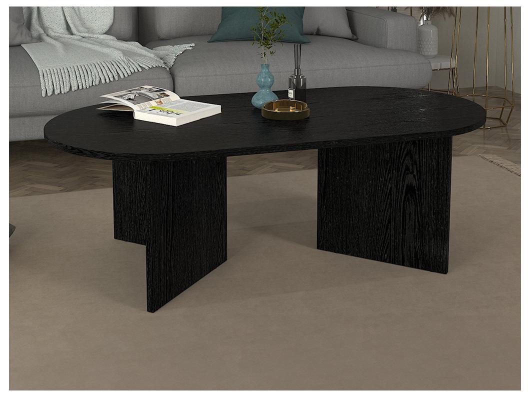 Table basse - Noir - TOPANIA