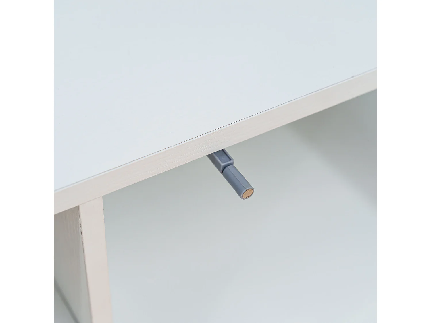 Mueble de TV Rebecca Mobili Bacopa 48x120x39,5 Tablero de partículas Blanco Moderno