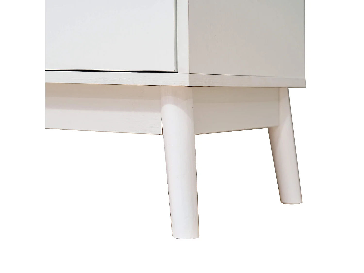 Móvel de TV Rebecca Mobili Bacopa 48x120x39,5 Aglomerado Branco Moderno