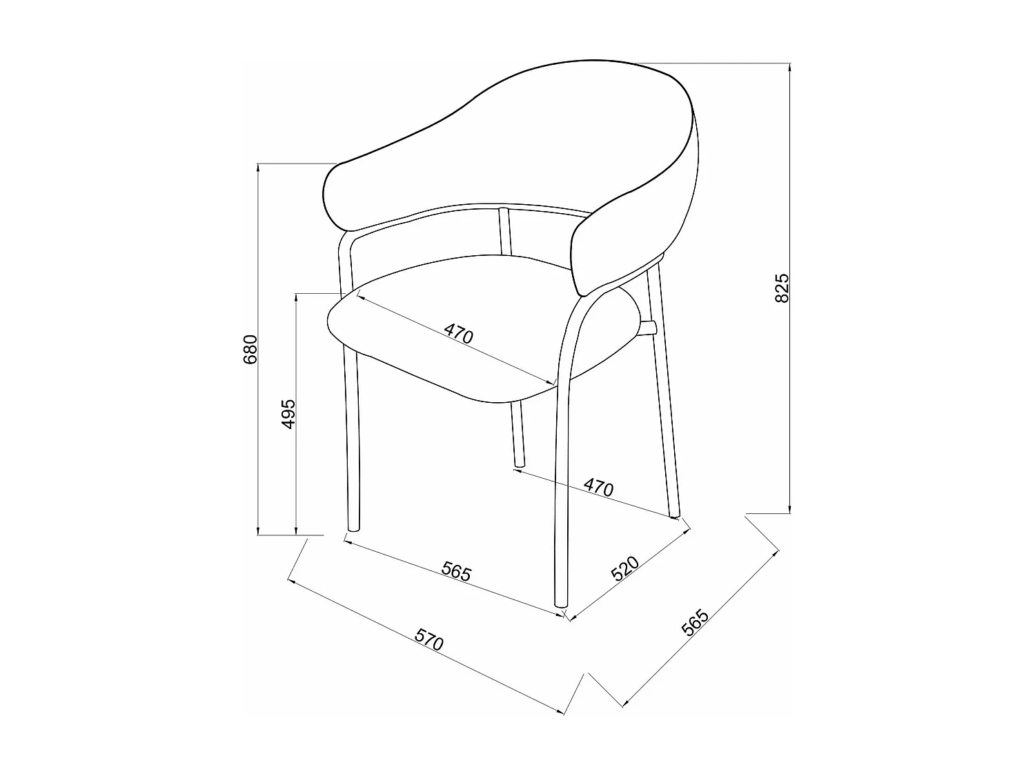 Chaises Guanabana 82,5x57x56,5 Tissu Polyester Acier Bleu Pétrole Blanc Moderne ENSEMBLE 2 pièces
